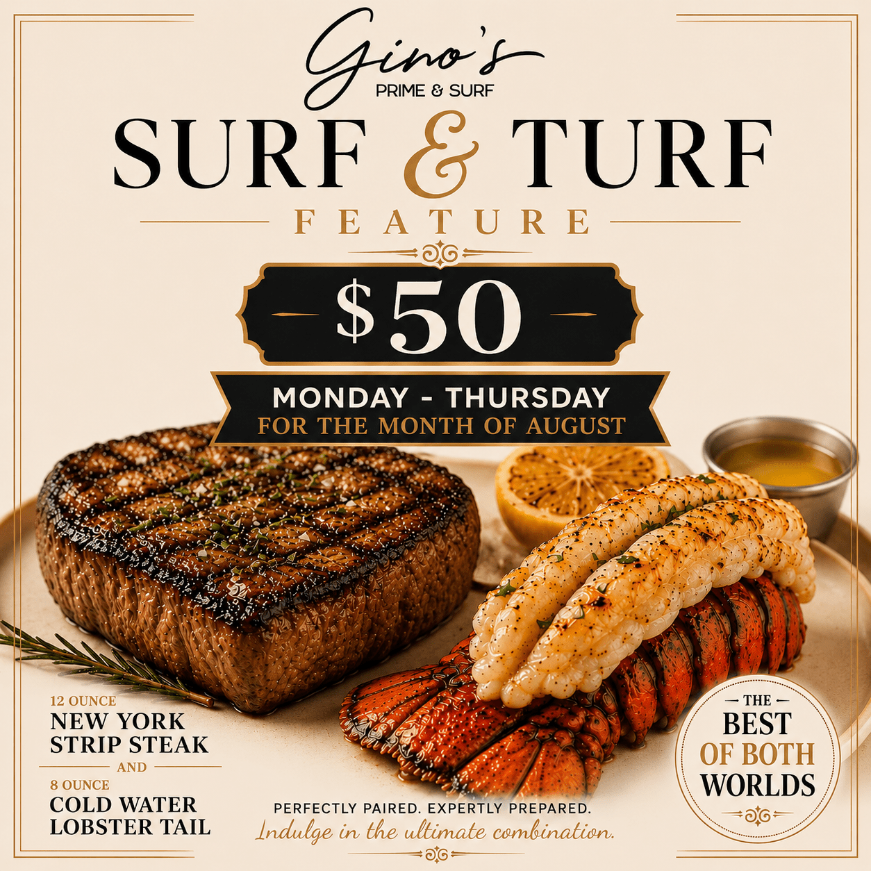 Ginos Surf and Turk Special Square